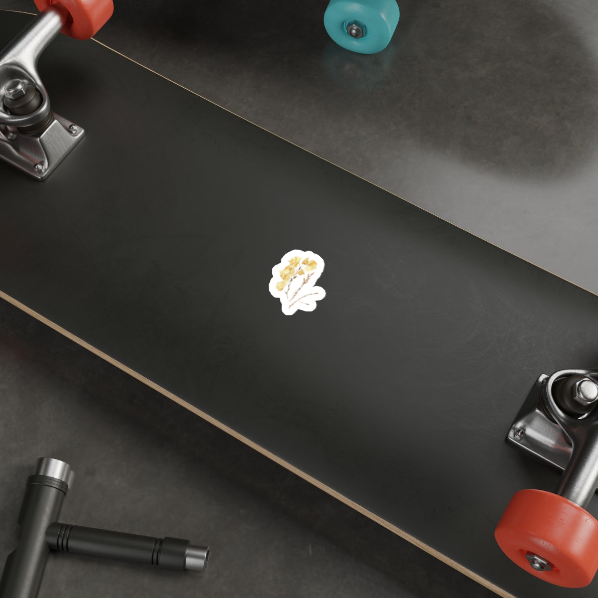 Botanical Die-Cut Stickers - Aesthetic Floral Adhesives for Laptops & Journals