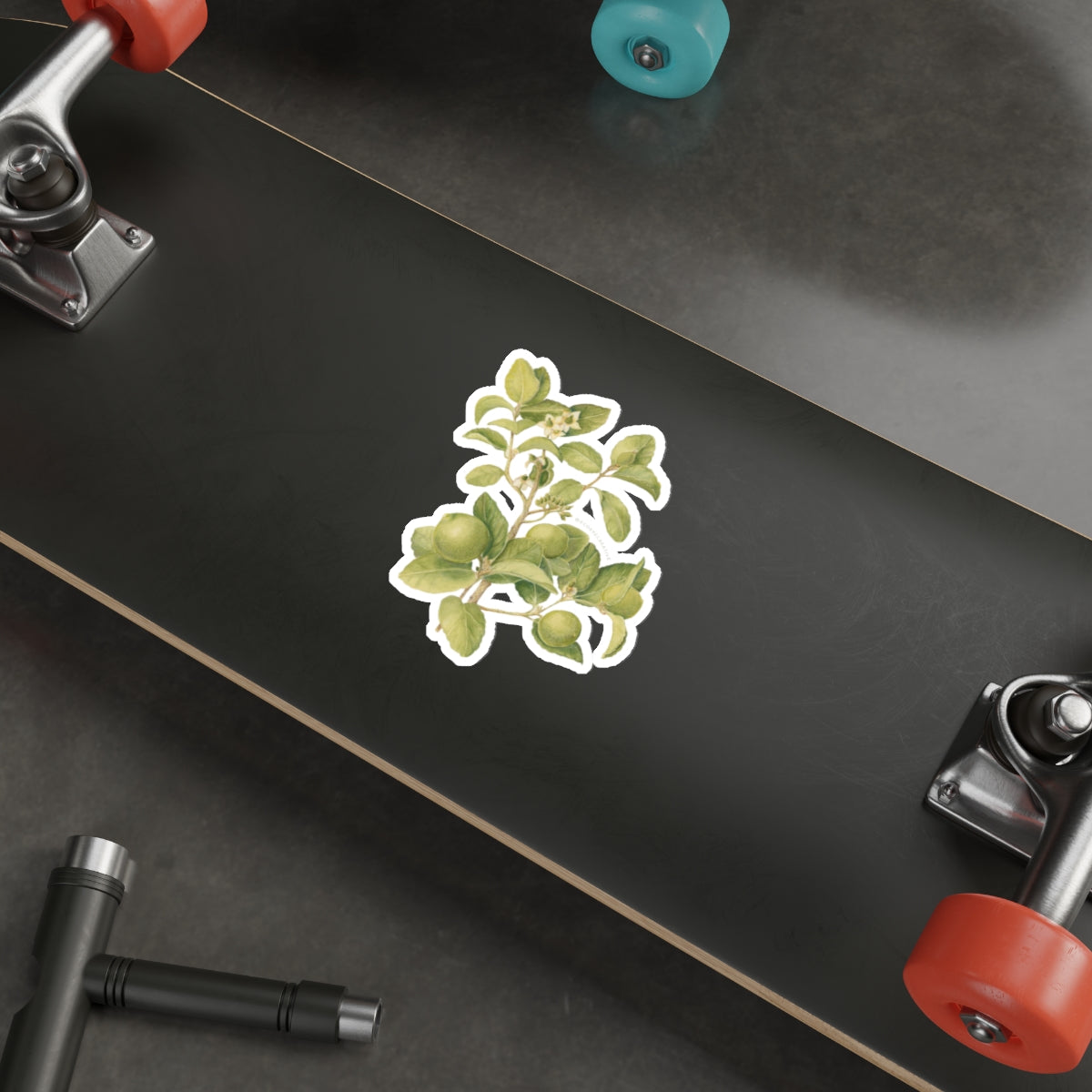 Key Lime Tree Die-Cut Stickers - Nature-Inspired Design for Eco Lovers