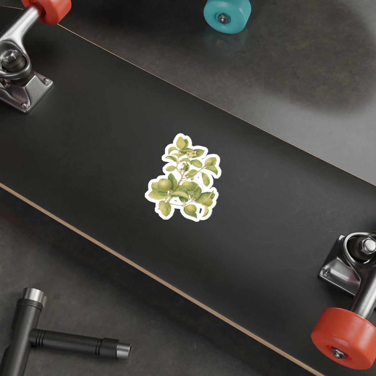 Key Lime Tree Die-Cut Stickers - Nature-Inspired Design for Eco Lovers