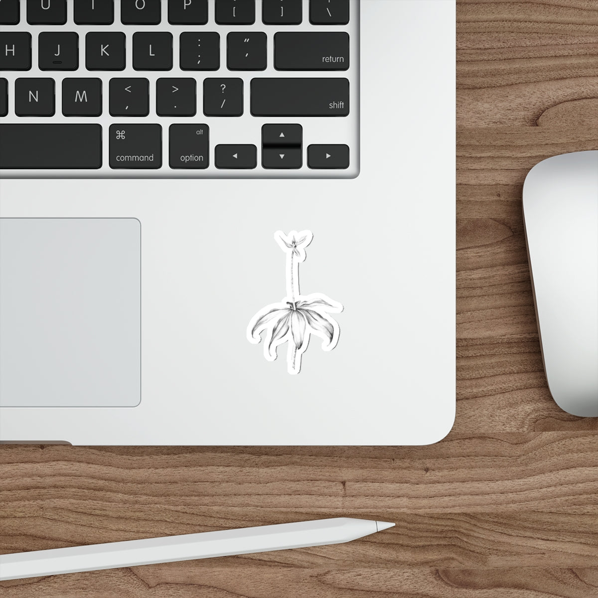 Elegant Floral Die-Cut Stickers - Perfect for Decor & Gifts