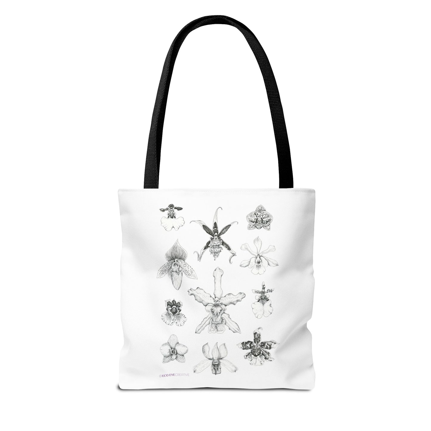 Orchid Illustration Tote Bag - Unique Botanical Design