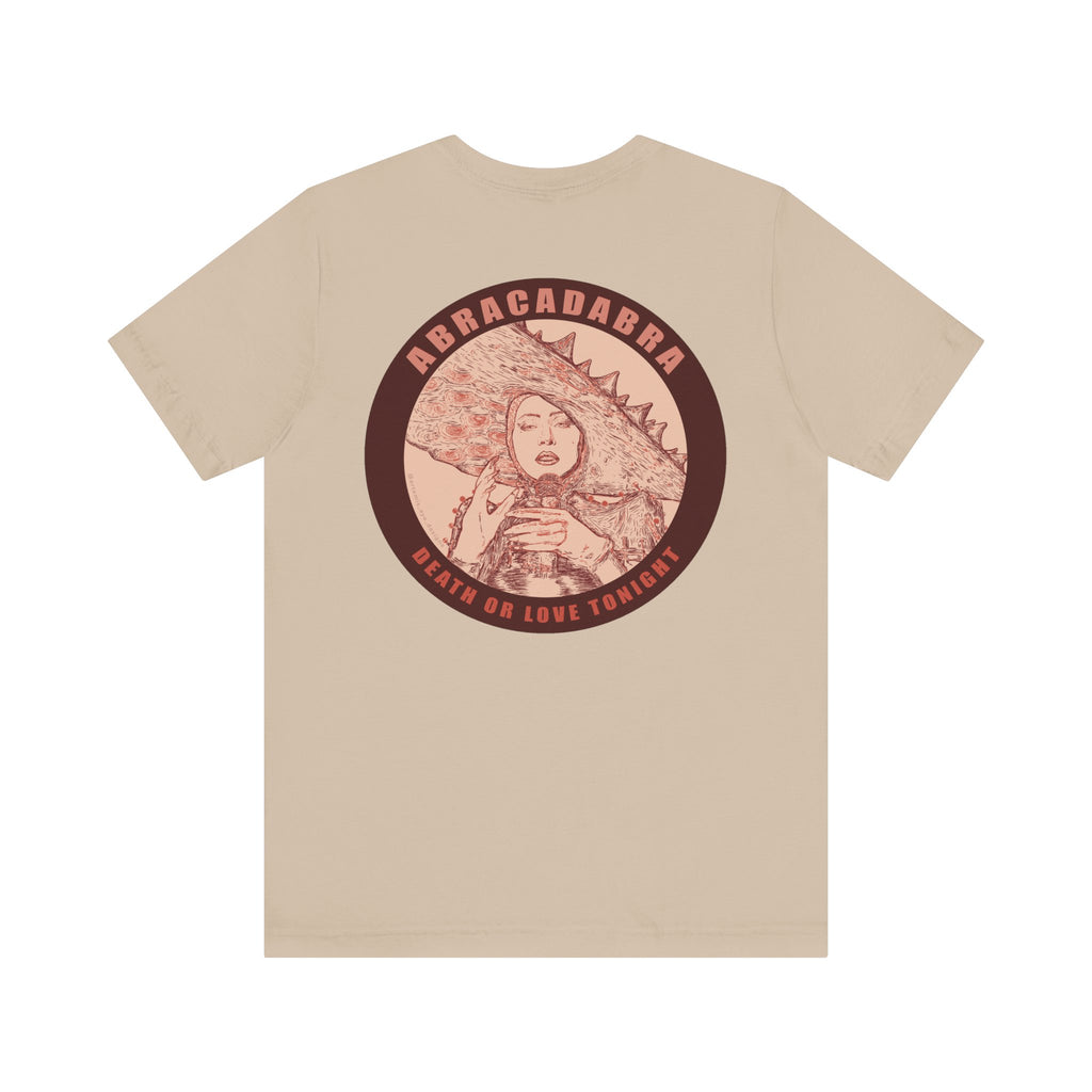 Mayhem Short Sleeve T-Shirt - Lady in Red, Death or Love Tonight, Pop Art Tee