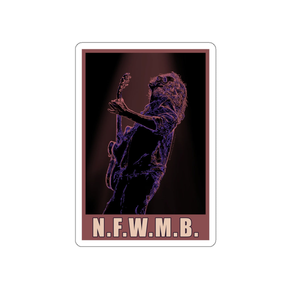 N.F.W.M.B. Die-Cut Stickers - Rock Music Vibe for Creative Souls