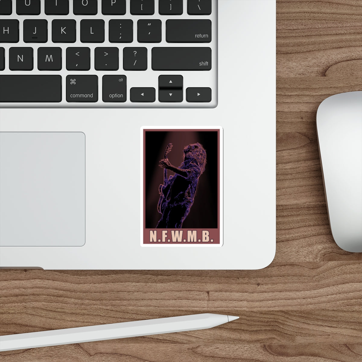 N.F.W.M.B. Die-Cut Stickers - Rock Music Vibe for Creative Souls