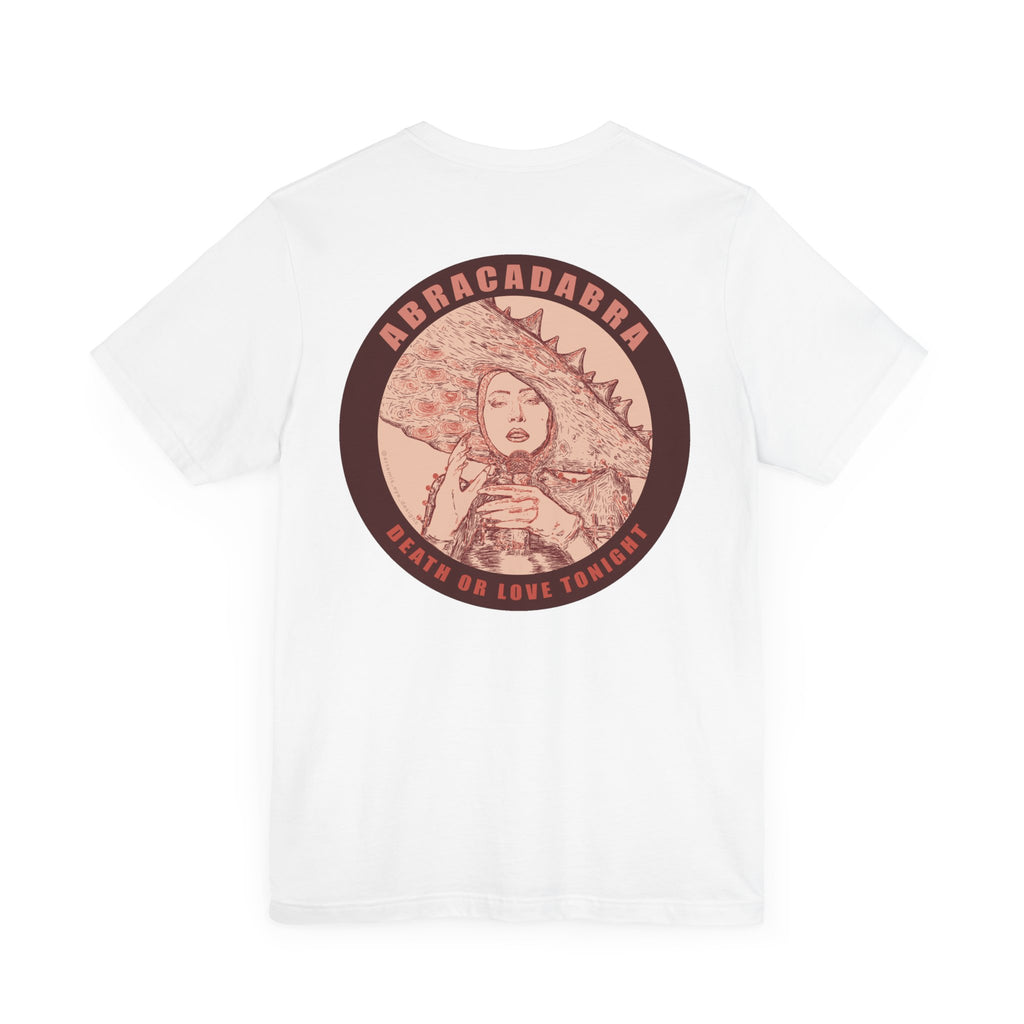 Mayhem Short Sleeve T-Shirt - Lady in Red, Death or Love Tonight, Pop Art Tee