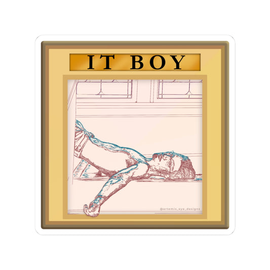 IT BOY Kiss-Cut Stickers | Music Video Sticker - Pop art