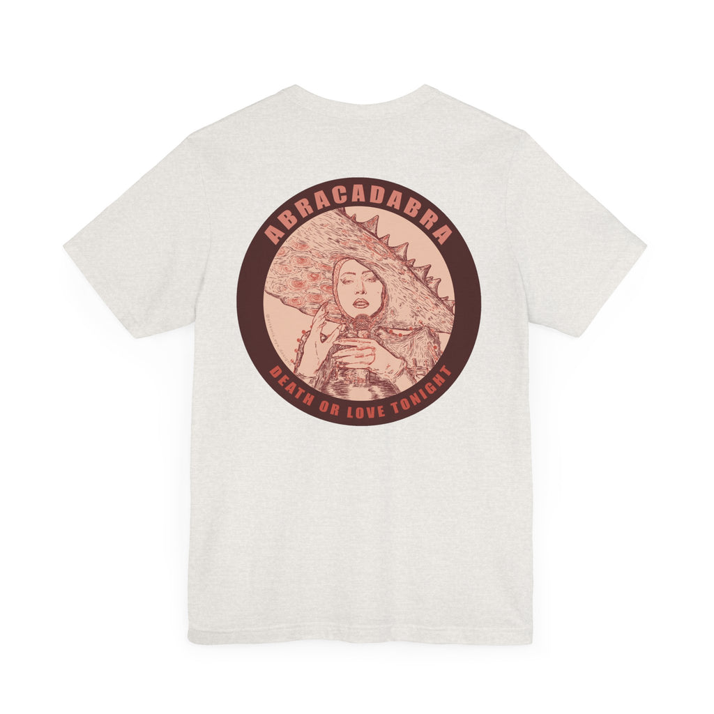 Mayhem Short Sleeve T-Shirt - Lady in Red, Death or Love Tonight, Pop Art Tee