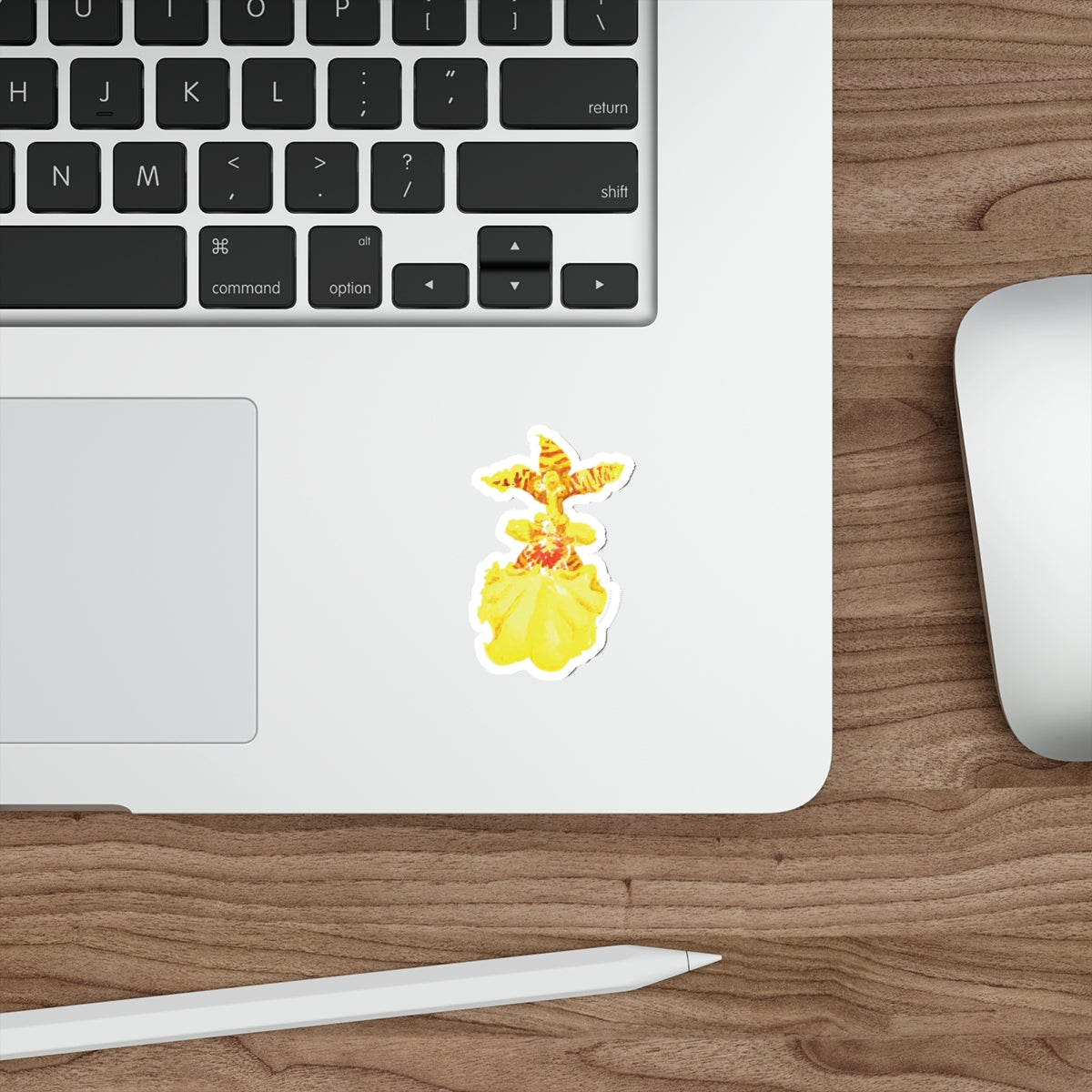 Tropical Orchid Die-Cut Stickers - Perfect for Summer Vibes & Laptop Decor