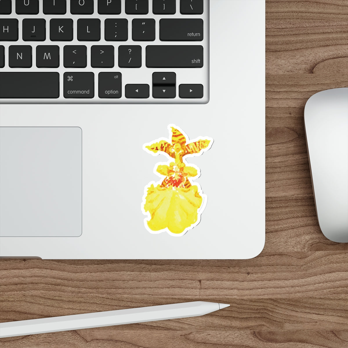 Tropical Orchid Die-Cut Stickers - Perfect for Summer Vibes & Laptop Decor