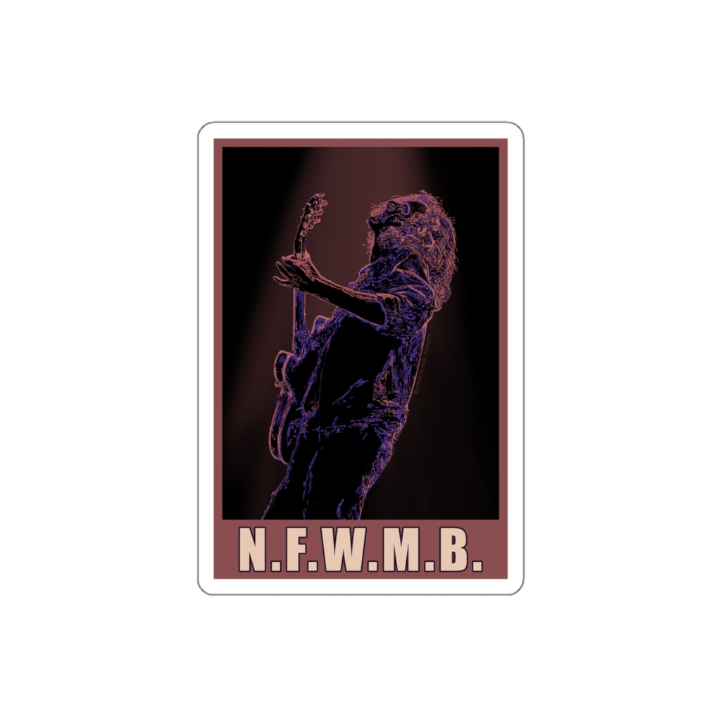 N.F.W.M.B. Die-Cut Stickers - Rock Music Vibe for Creative Souls