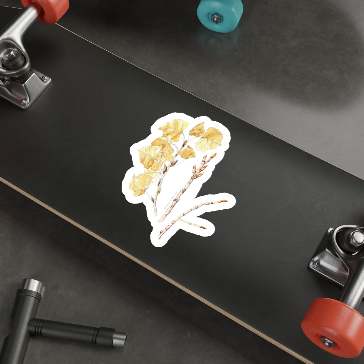 Botanical Die-Cut Stickers - Aesthetic Floral Adhesives for Laptops & Journals