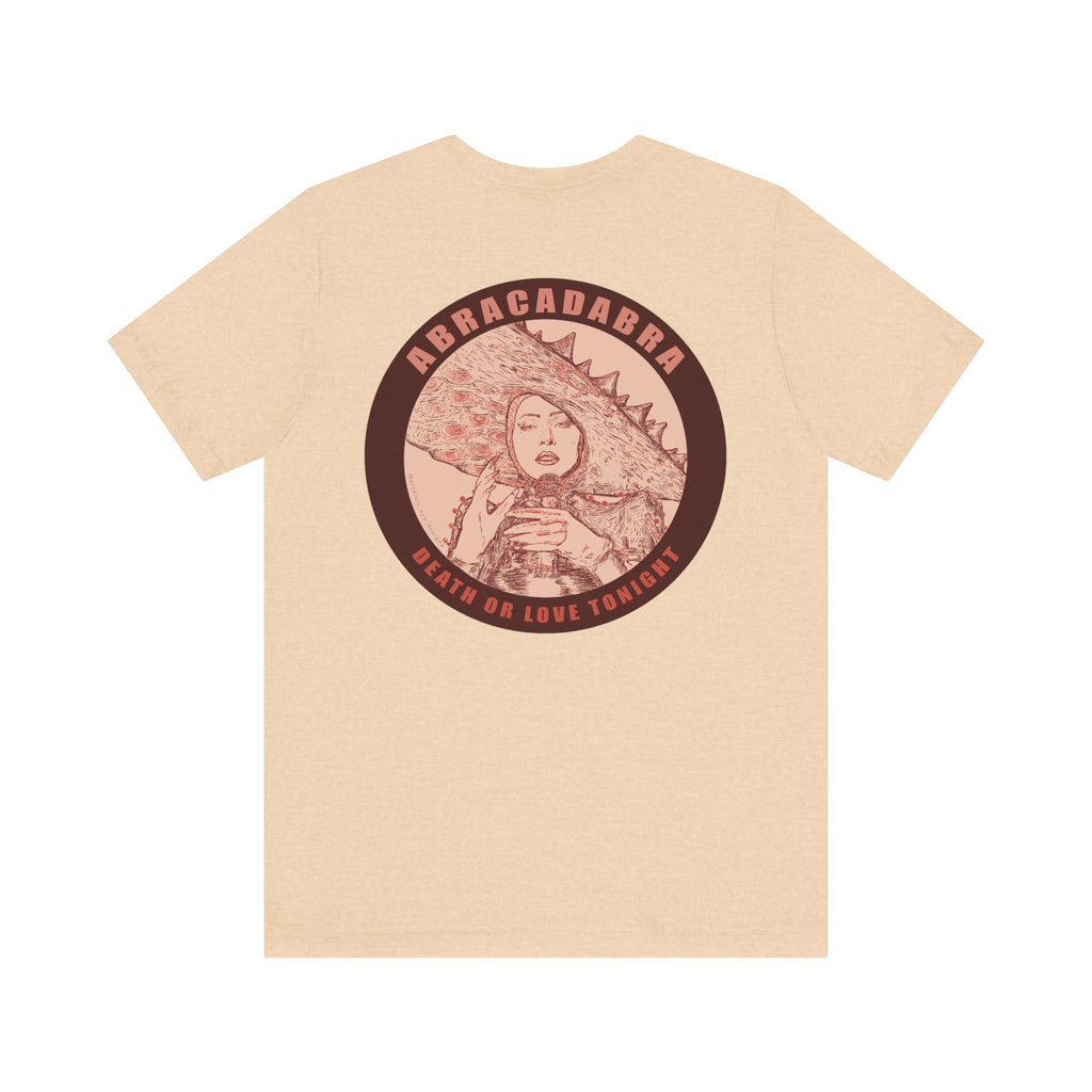 Mayhem Short Sleeve T-Shirt - Lady in Red, Death or Love Tonight, Pop Art Tee