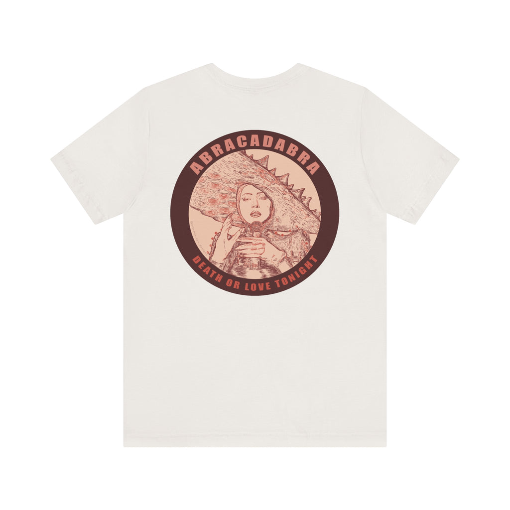 Mayhem Short Sleeve T-Shirt - Lady in Red, Death or Love Tonight, Pop Art Tee