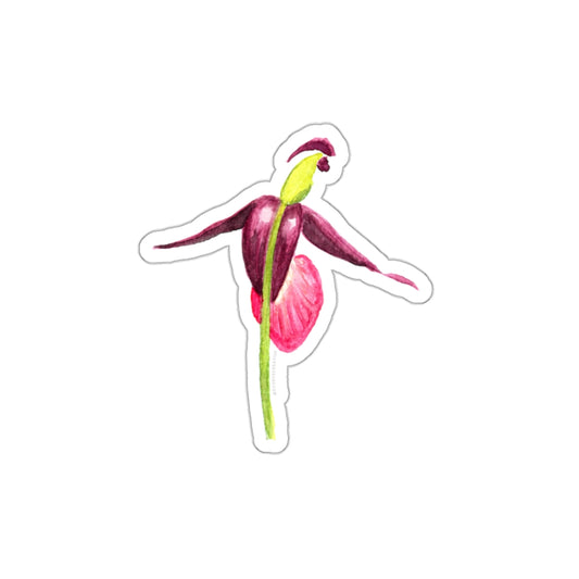 Artistic Floral Die-Cut Stickers - Botanical Vibes for Laptop & Decor