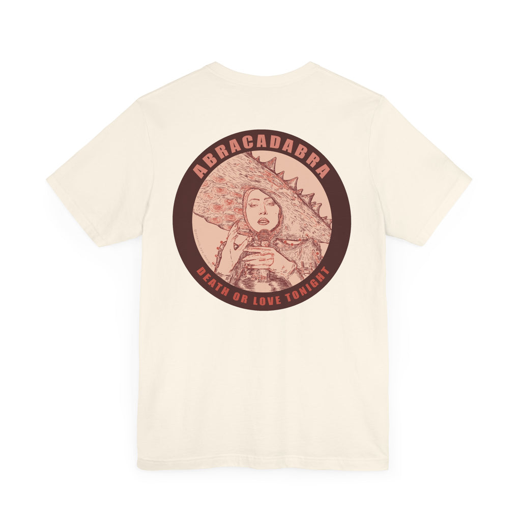 Mayhem Short Sleeve T-Shirt - Lady in Red, Death or Love Tonight, Pop Art Tee