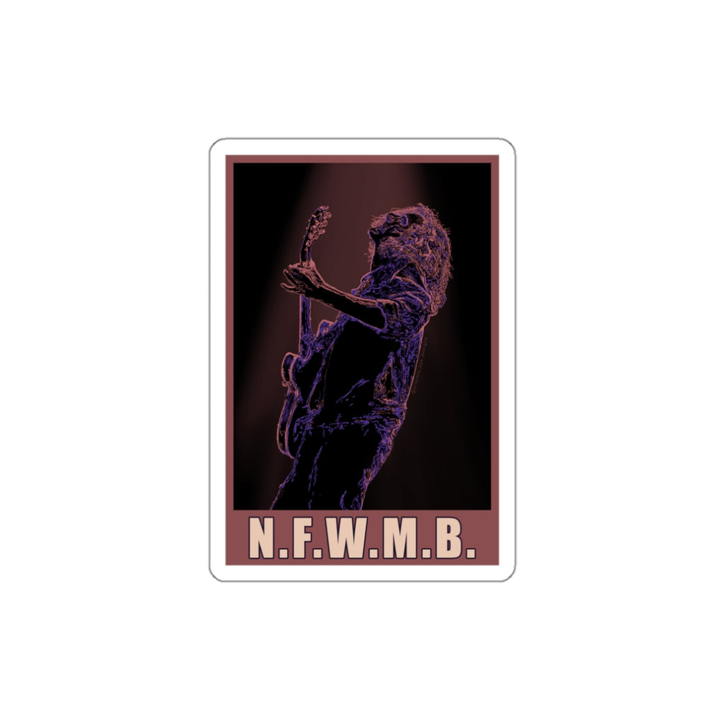 N.F.W.M.B. Die-Cut Stickers - Rock Music Vibe for Creative Souls