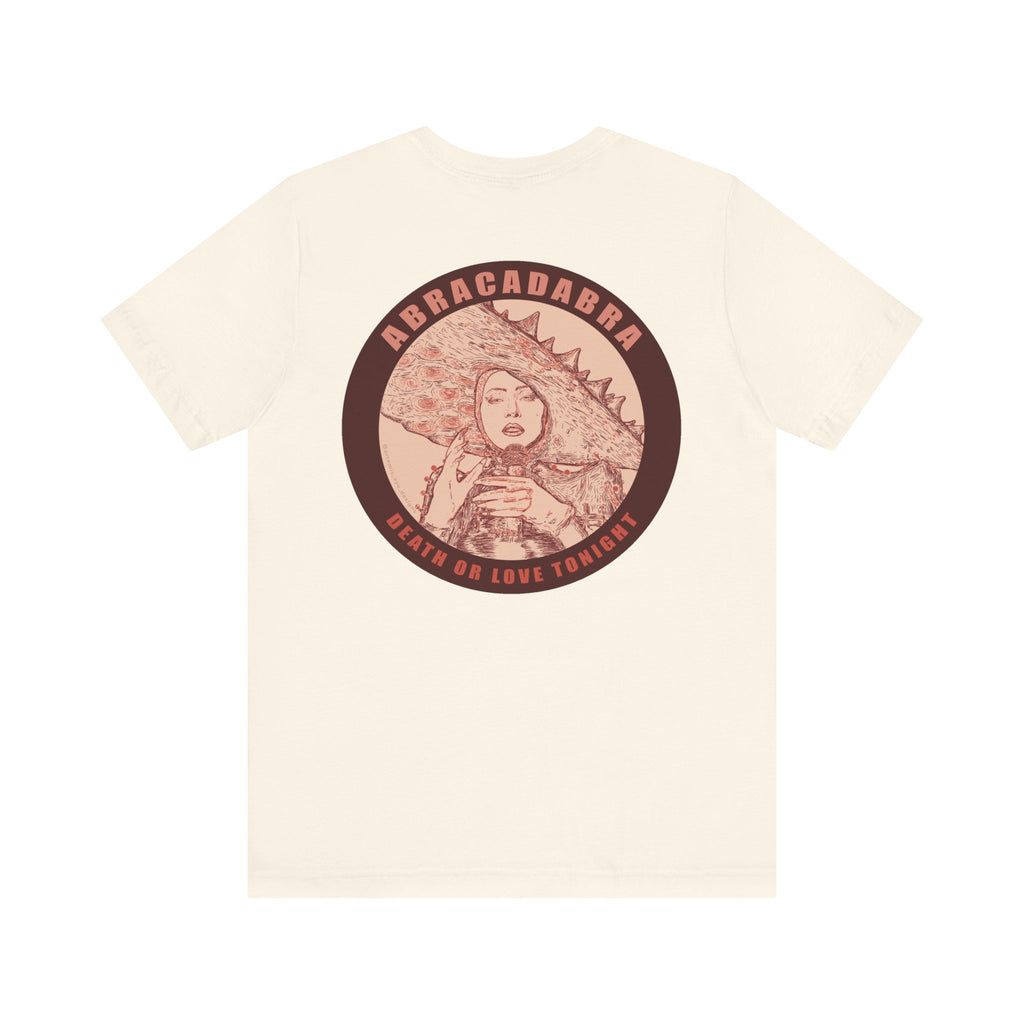 Mayhem Short Sleeve T-Shirt - Lady in Red, Death or Love Tonight, Pop Art Tee