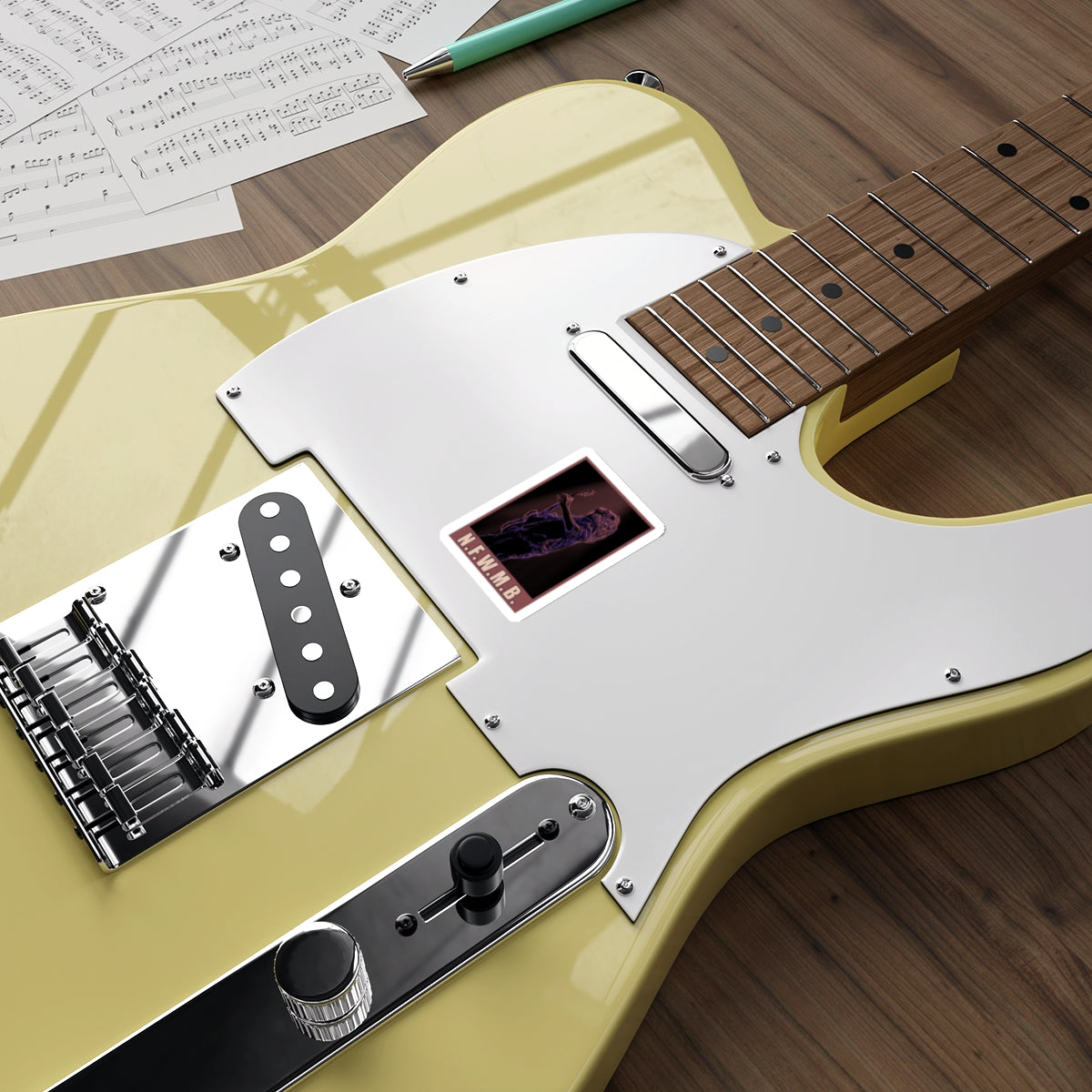 N.F.W.M.B. Die-Cut Stickers - Rock Music Vibe for Creative Souls