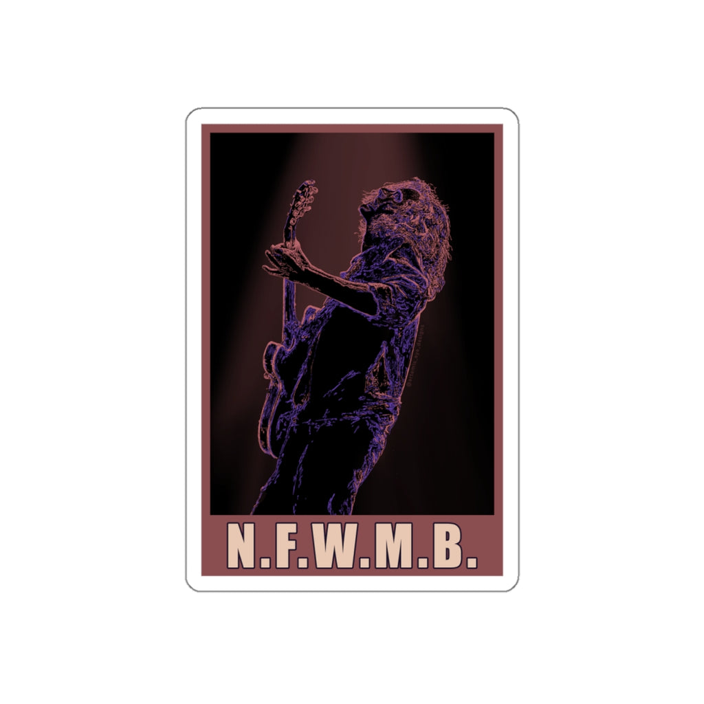 N.F.W.M.B. Die-Cut Stickers - Rock Music Vibe for Creative Souls
