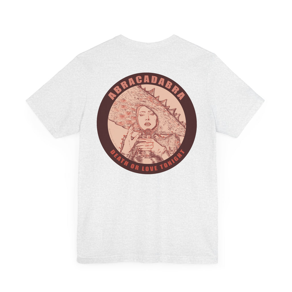 Mayhem Short Sleeve T-Shirt - Lady in Red, Death or Love Tonight, Pop Art Tee