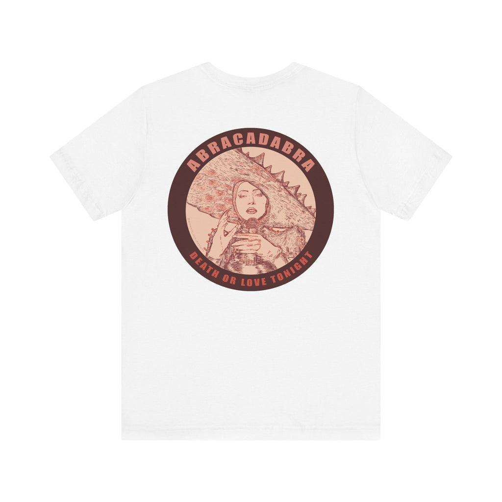 Mayhem Short Sleeve T-Shirt - Lady in Red, Death or Love Tonight, Pop Art Tee