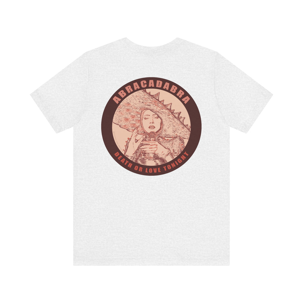 Mayhem Short Sleeve T-Shirt - Lady in Red, Death or Love Tonight, Pop Art Tee