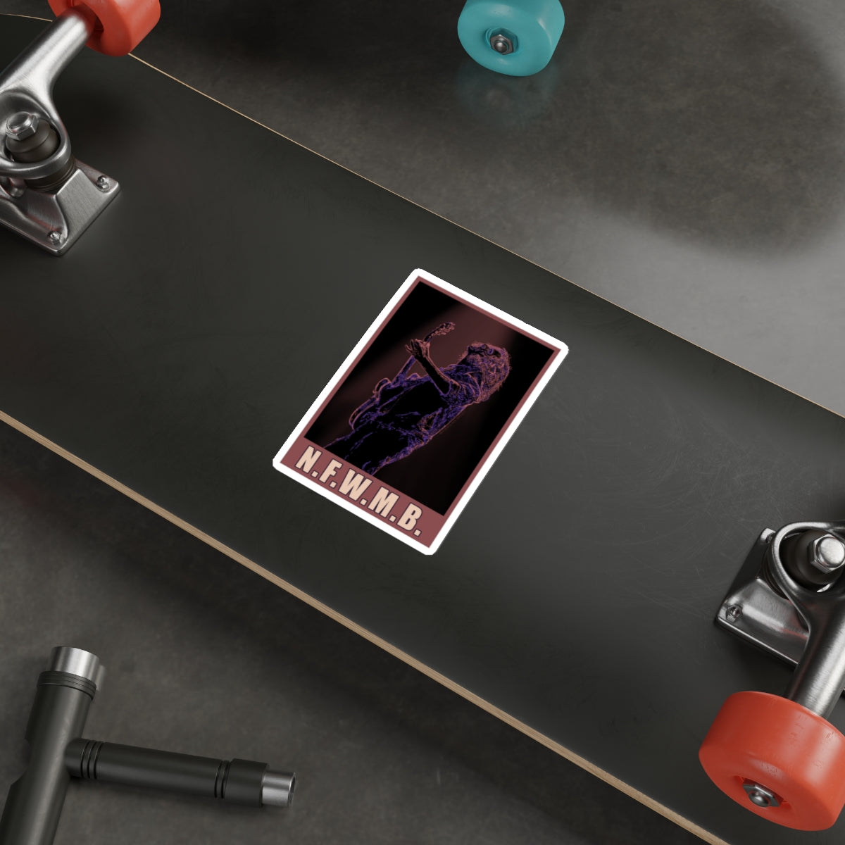 N.F.W.M.B. Die-Cut Stickers - Rock Music Vibe for Creative Souls