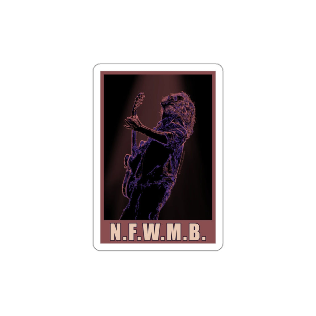 N.F.W.M.B. Die-Cut Stickers - Rock Music Vibe for Creative Souls