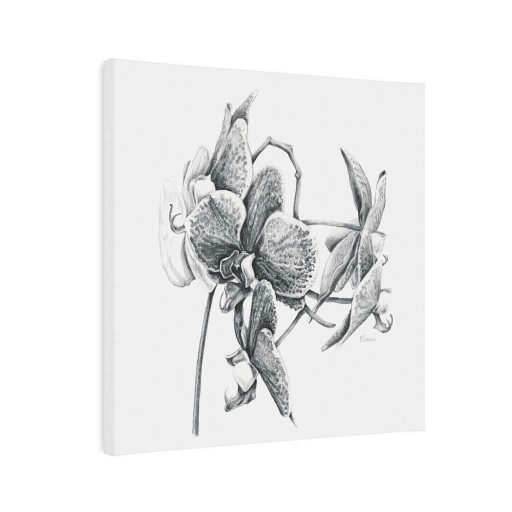 Elegant Orchid Canvas Photo Tile - Floral Wall Art for Home Decor