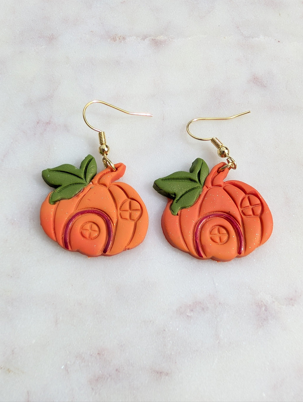Pumpkin Hut Fall Earrings